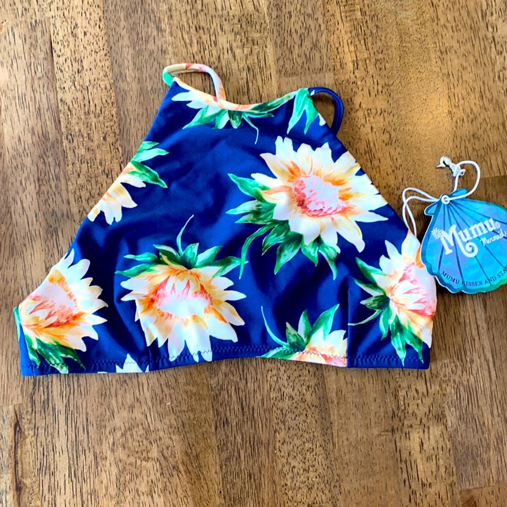 Show me your mumu high neck bikini top
